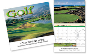 Promotional Wall Calendars: Golf Wall Calendars
